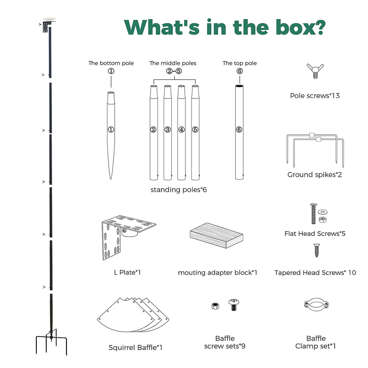 Bird Feeder Pole product image 9