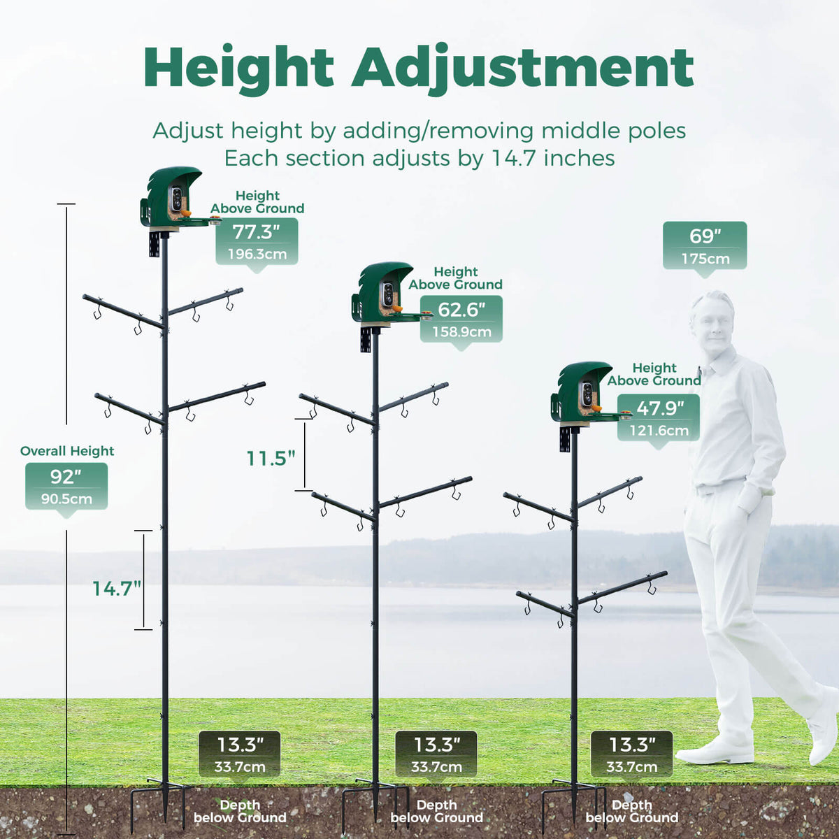 Bird Feeder Pole product image 16