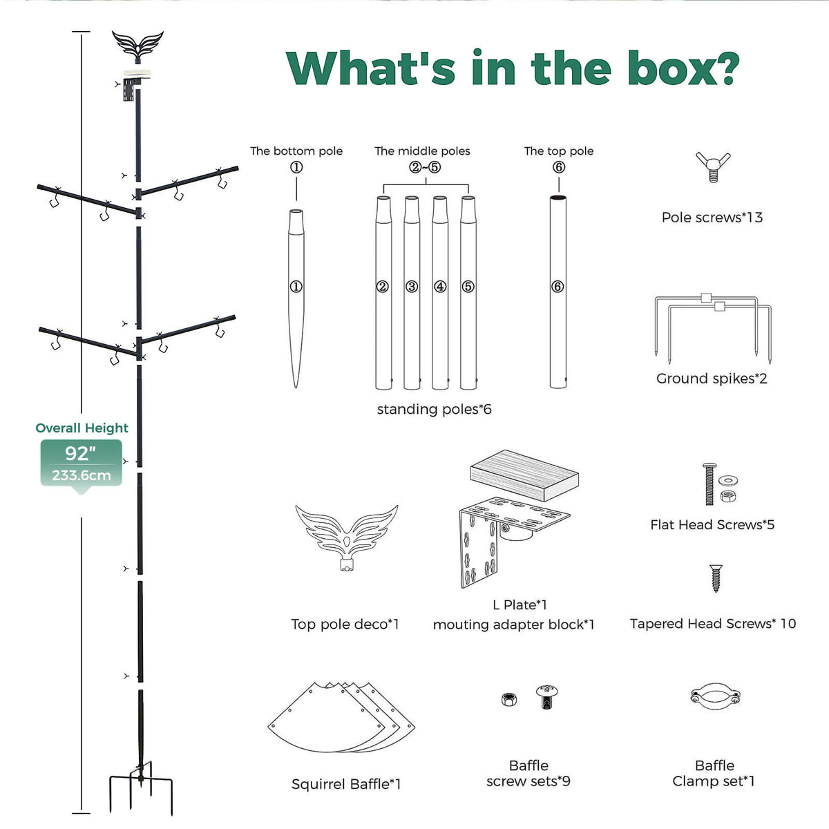 Bird Feeder Pole product image 22