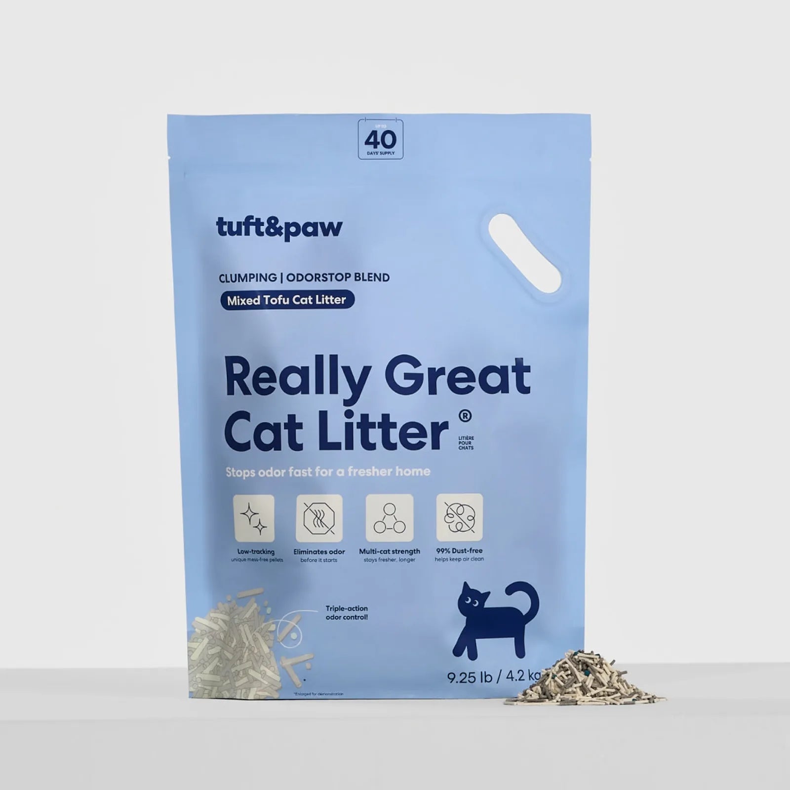 Mixed Tofu Low Tracking Cat Litter product image 1