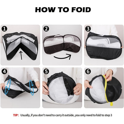 Small Animal Playpen Foldable Pop-Up 47" Portable Pet Pen with Mesh Cover for Guinea Pigs Rabbits Ferrets Chinchillas Kittens Hamsters Bunnies, Indoor Outdoor Travel Playpen, 47.24x23.62x14.96in, Black