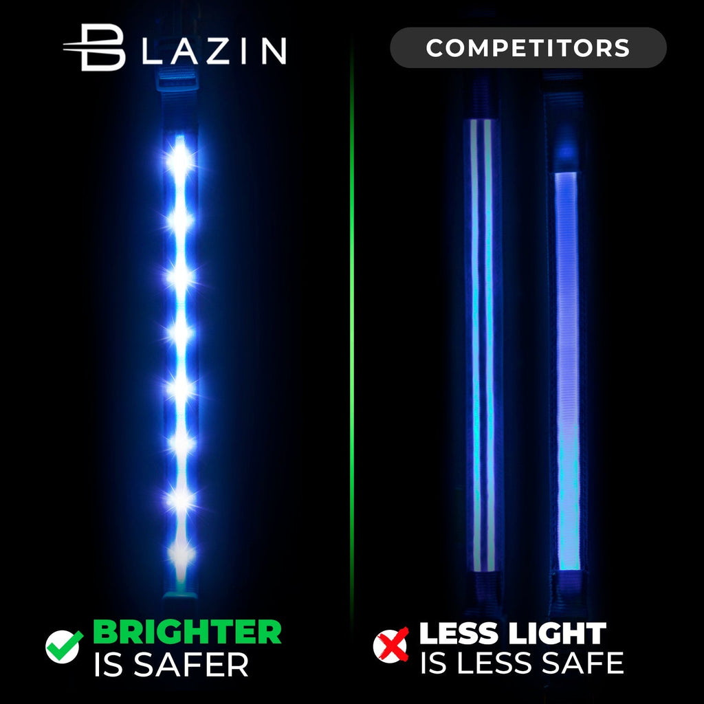LED Dog Collars - Brighter is Safer