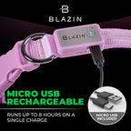 Lavender LED Dog Collar #color_lavender