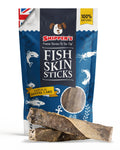 Air-Dried Cod Skin Dog Chew Sticks, Short / 250g