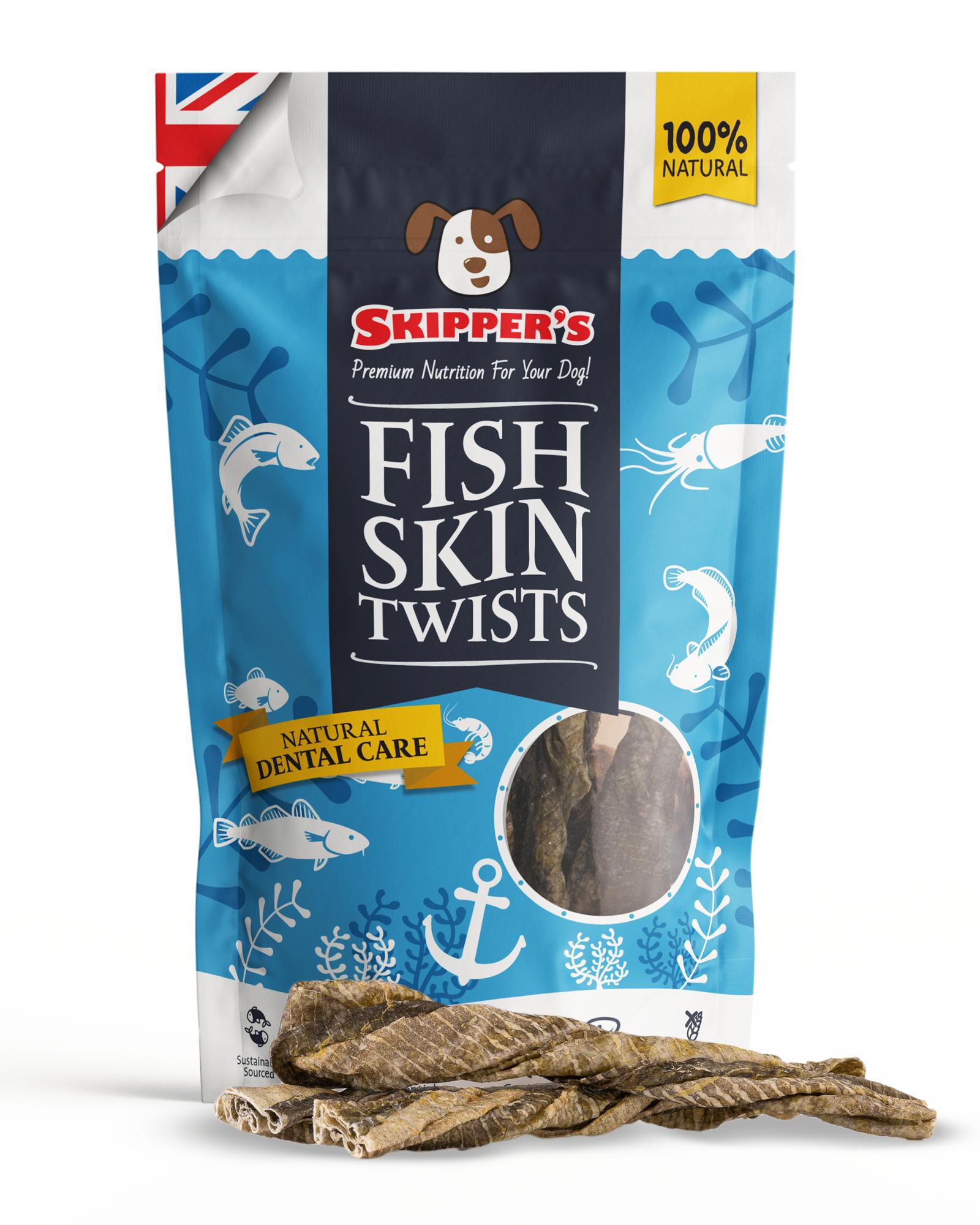 Fish Skin Twists - Skipper's Pet Products