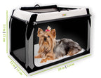 Small Soft Dog Crate for Terrier, Affenpinscher, Beagle, Bichon Frise, Boston Terrier, Brussels Griffon, Cavalier King Charles Spaniel, Chihuahua Chinese Crested, Cocker Spaniel, Dachshund, French Bulldog, Havanese, Lhasa Apso, Maltese, Mini Pinscher, Mini Poodle ,Mini Schnauzer, Papillon, Pekingese, Pomeranian, Pug, Shih Tzu, Welsh Corgi
