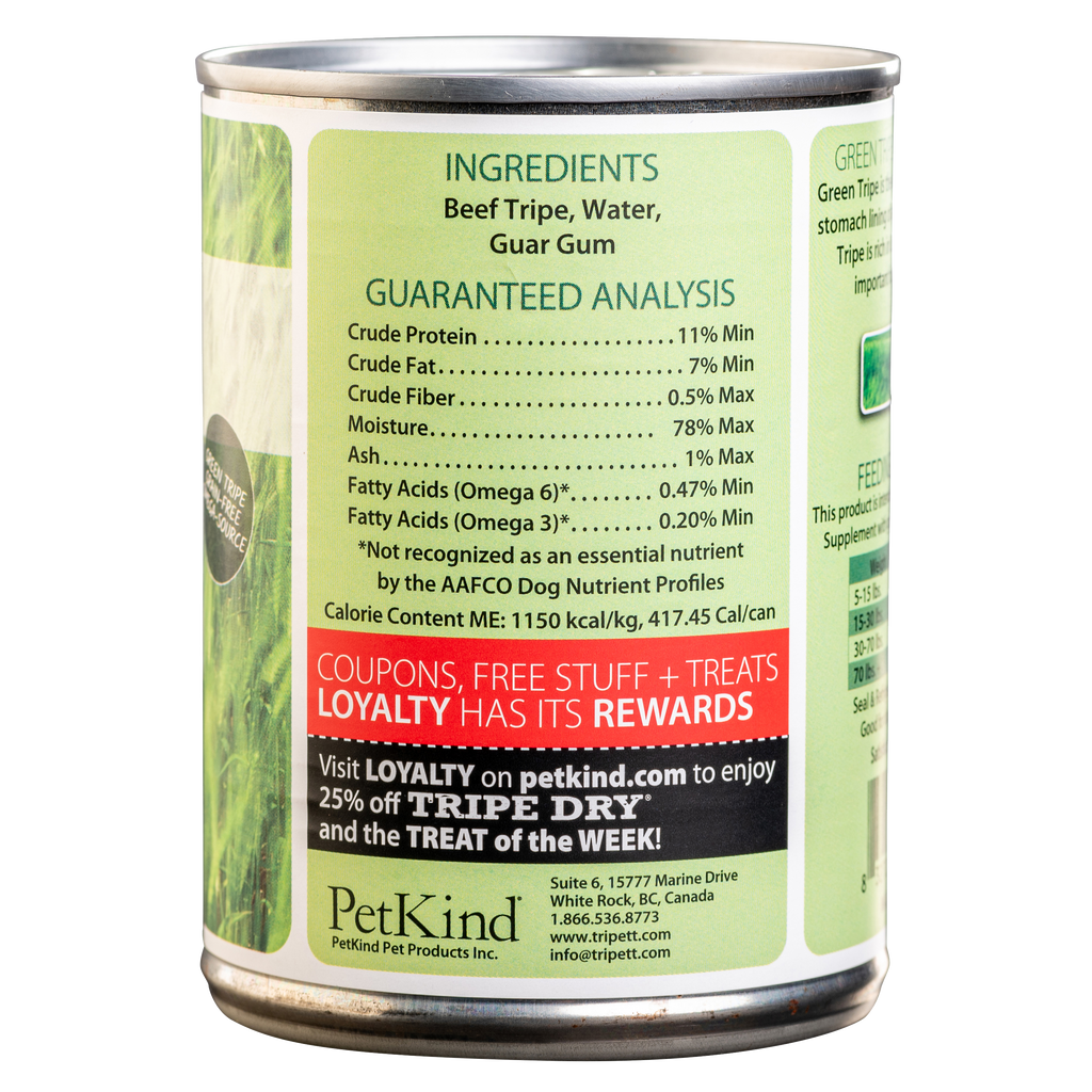 Green Beef Tripe Wet Dog Food product image 3
