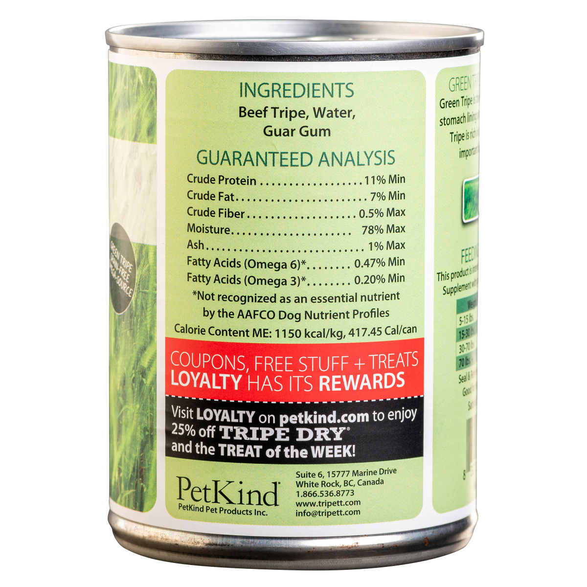 Green Beef Tripe Wet Dog Food product image 3