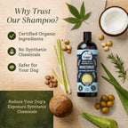 Organic Lemongrass and Hemp Dog Shampoo product image 3