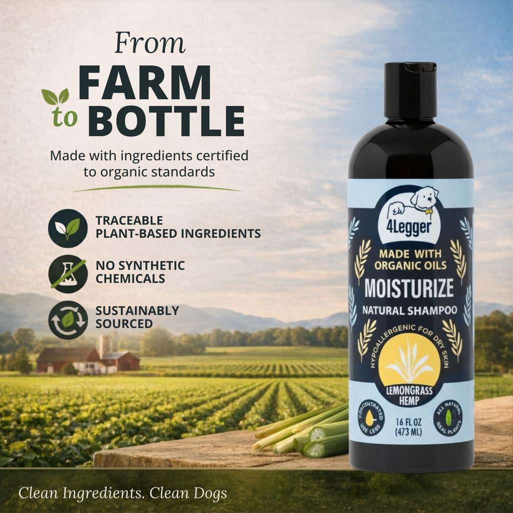Organic Lemongrass and Hemp Dog Shampoo product image 10