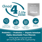 Good 4 Life: Our proprietary Good 4 Life system includes 4 key ingredients that work together to support gut health and the well-being of your pet.