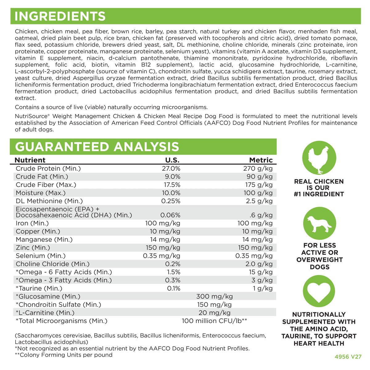 Weight Management Dog Food product image 4