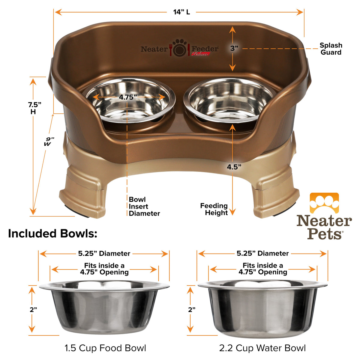 Elevated Spill-Containment Pet Feeder product image 43