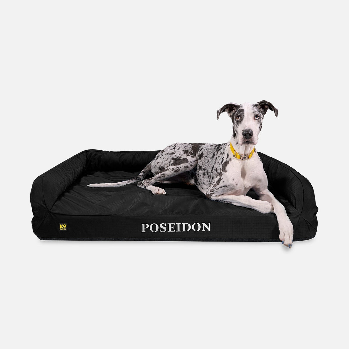 Orthopedic Rectangle Bolster Dog Bed, XXL / Obsidian Black