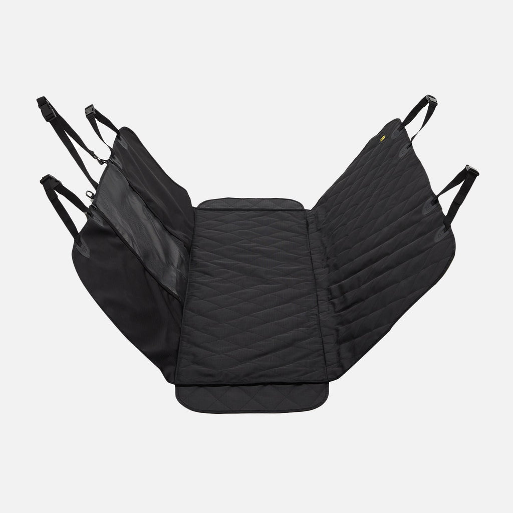 Ripstop Dog Back Seat Cover, L / Obsidian Black