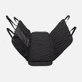 Ripstop Dog Back Seat Cover, L / Obsidian Black