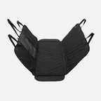 Ripstop Dog Back Seat Cover, L / Obsidian Black