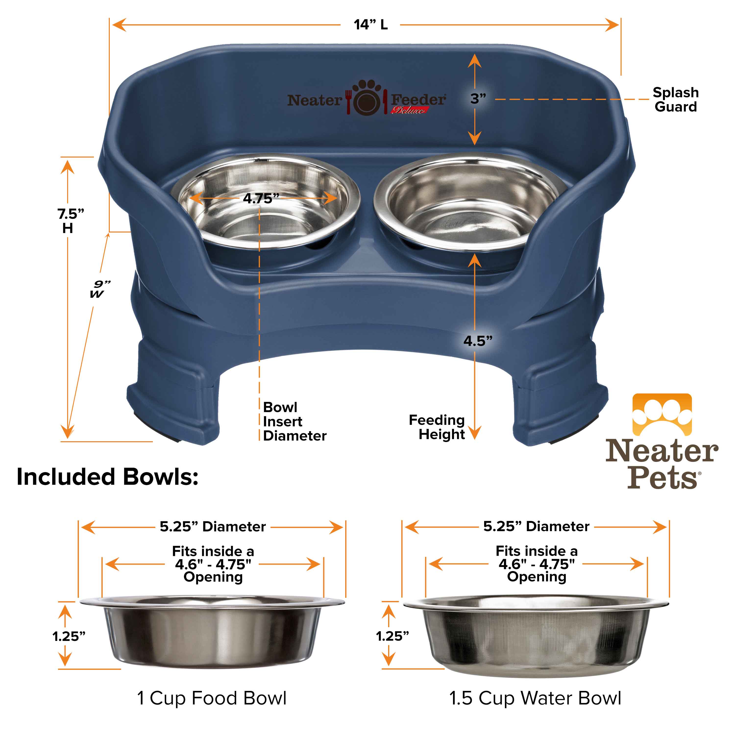 Elevated Spill-Containment Pet Feeder product image 146