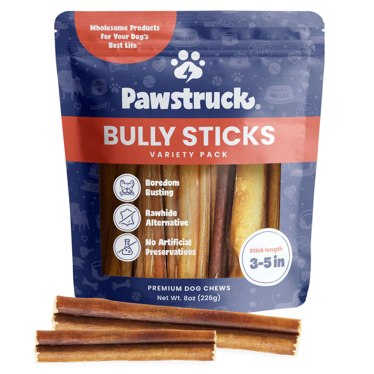 Product image of the Pawstruck 3-5in 8oz bag