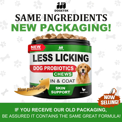 Dog Immune & Gut Support Chews 120ct – Chicken Flavor Soft Chews for Healthy Skin & Coat, Digestive Health & Immune Boost – Daily Wellness Supplement for All Breeds & Ages