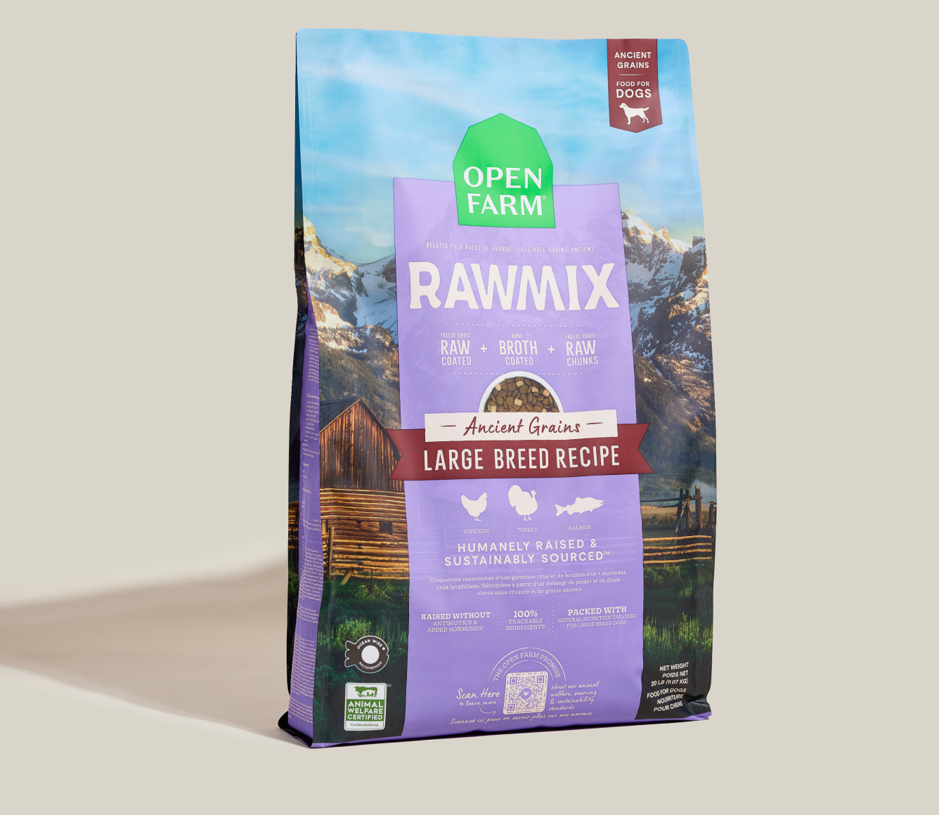 Large-Breed Ancient Grains Dog Kibble product image 2