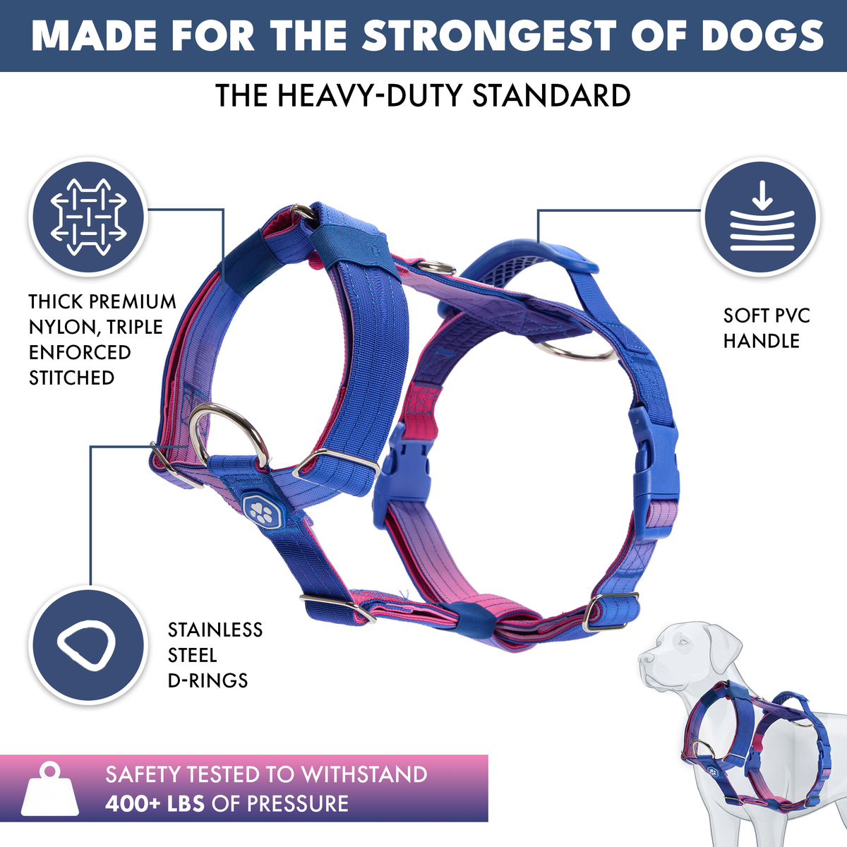 No-Pull Dog Harness Walking Set product image 37
