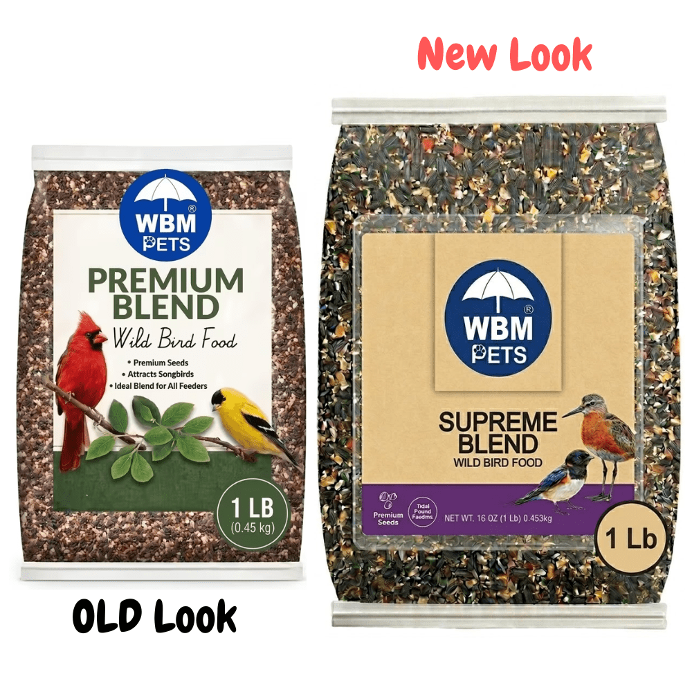 1 Lbs Wild Bird Seed Bag - Suitable for Porch Hanging Feeders, Lawn Stands & Ground Feeders, Attracts Songbirds, Outdoor Bird for Year-Round Feeding Zones