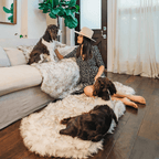 Faux Fur Memory Foam Dog Bed Runner product image 9