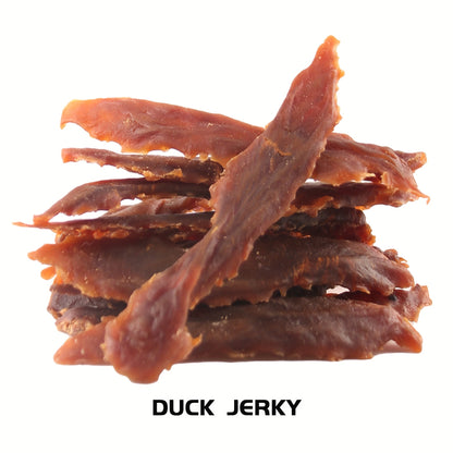 Duck Jerky Dog Treats – Chicken-Wrapped Sweet Potato Sticks, Chewy Long Lasting Chews for Small Medium Large Dogs, Easily Digestible Training Treats & Pet Snacks for All Breeds