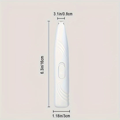 Paw Trimmer for Dogs & Cats – Cordless Electric Pet Grooming Clipper, Low Noise Hair Trimmer for Paws, Eyes, Ears, Face & Rump, Rechargeable Small Pet Clipper, Perfect Gift for Pet Lovers