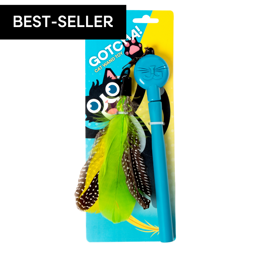 Telescoping Feather Cat Wand Toy product image 1
