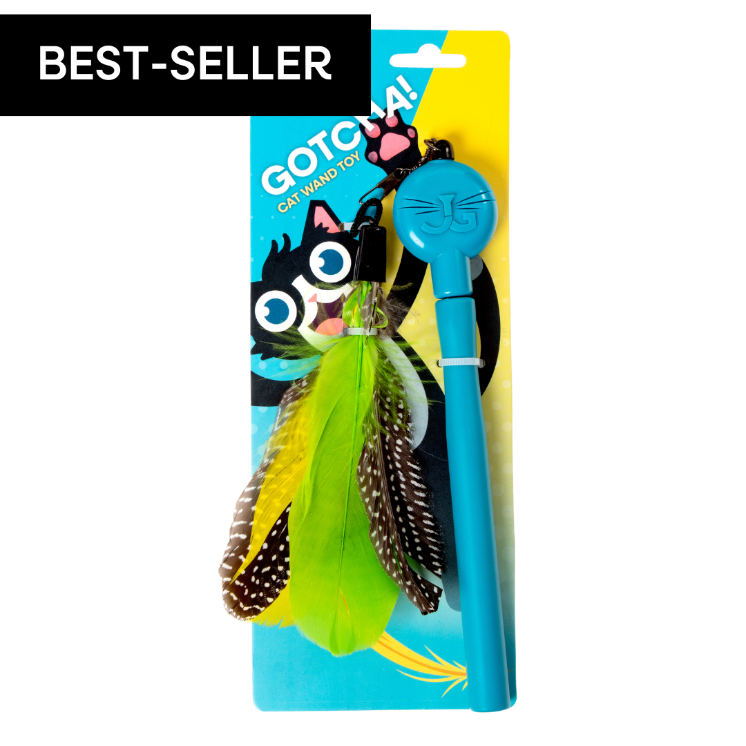 Telescoping Feather Cat Wand Toy product image 1
