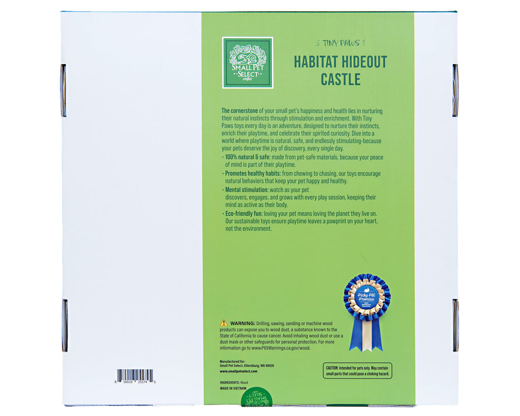 Small Pet Wooden Hideout Castle product image 3