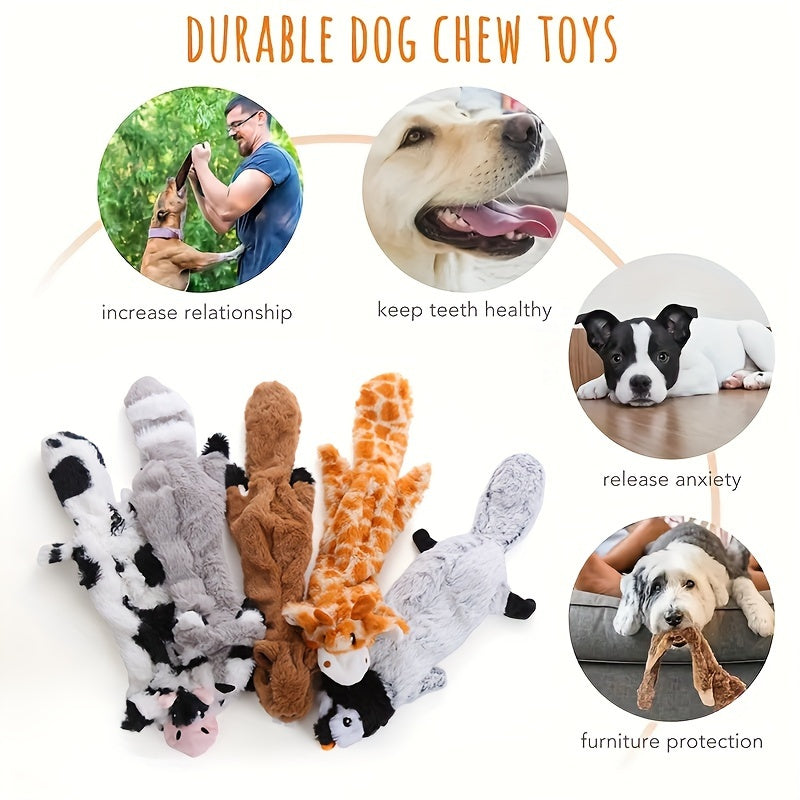 1/6 Packs Squeaky Dog Chew Toys Durable Interactive Pet Toys for Small Medium Large Dogs Puppy Teething Toys, Teeth Cleaning Toys, Pet Companions, Pet Supplies, An Excellent Gift to Relieve