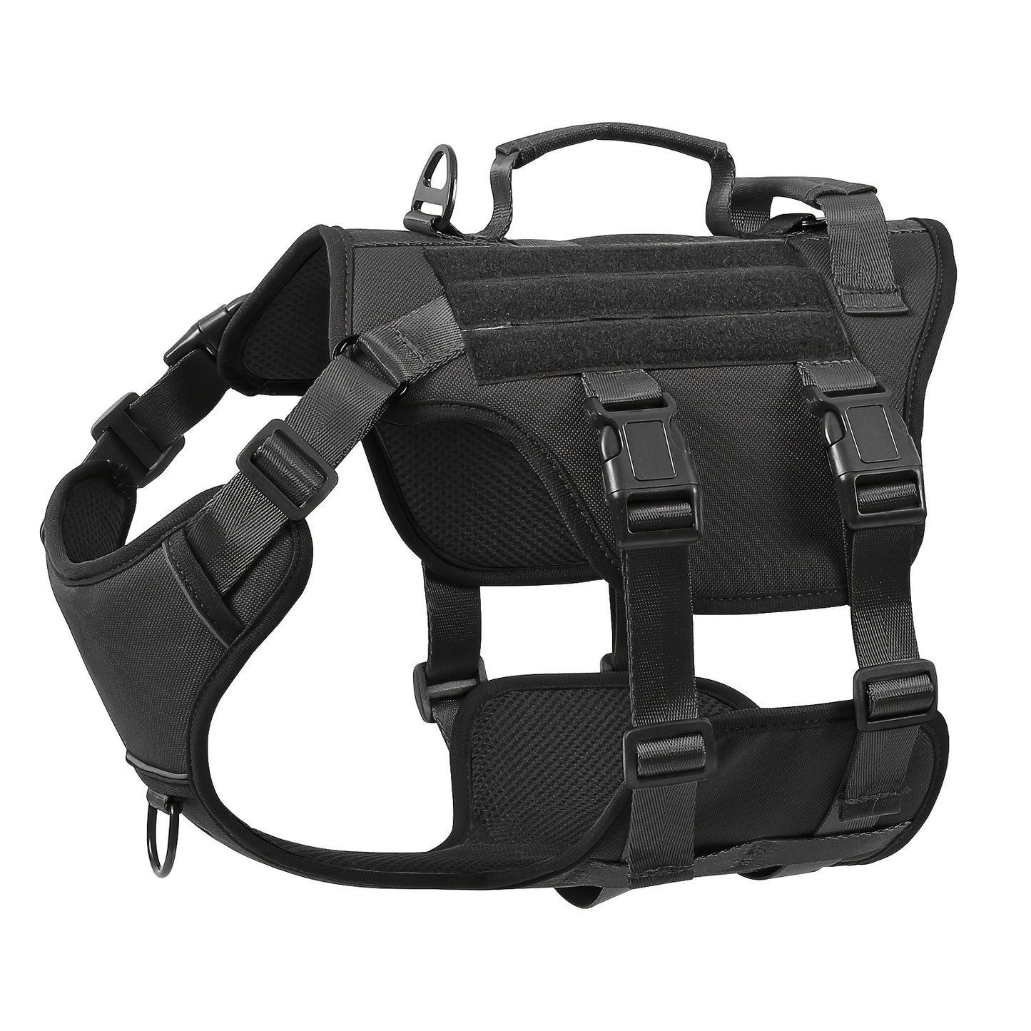 Escape Proof Dog Harness Soft Padded Full Body Vest – Reflective Adjustable No-Pull Harness with Lift Handle & Leash Clip for Large Dogs, S–XL, 6 Colors