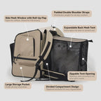 Pet Travel Backpack Tent for Cats and Small Dogs, Expandable 360° Ventilated Carrier for Car Trips, Camping and Home