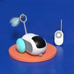 Interactive Cat Toy: Remote-Controlled Smart Play for Cats with Auto Obstacle Avoidance and USB Rechargeable Fun