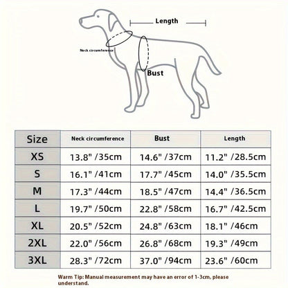Dog Jacket for Small Breeds – Windproof Warm Pullover Coat with Reflective Stripes, Woven Fabric, Machine Washable Pet Outerwear for Spring & Fall, Colors: Light Brown & Black, Sizes XS–3XL