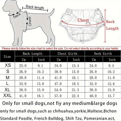 Dog Winter Coat Puffer Jacket Windproof Warm Padded Snow Vest for Small Breeds, Lightweight Outdoor Dog Clothes for Chihuahua Poodle Yorkshire Terrier, Sizes L XL XXL, Orange Blue Pink