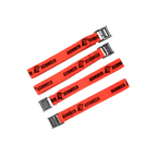 Dog Crate Tie-Down Strap Kit, Blaze Orange / Traditional