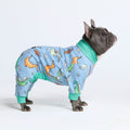 Dragon-Print Dog Pajamas S