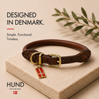 Rolled Italian Leather Dog Collar product image 2