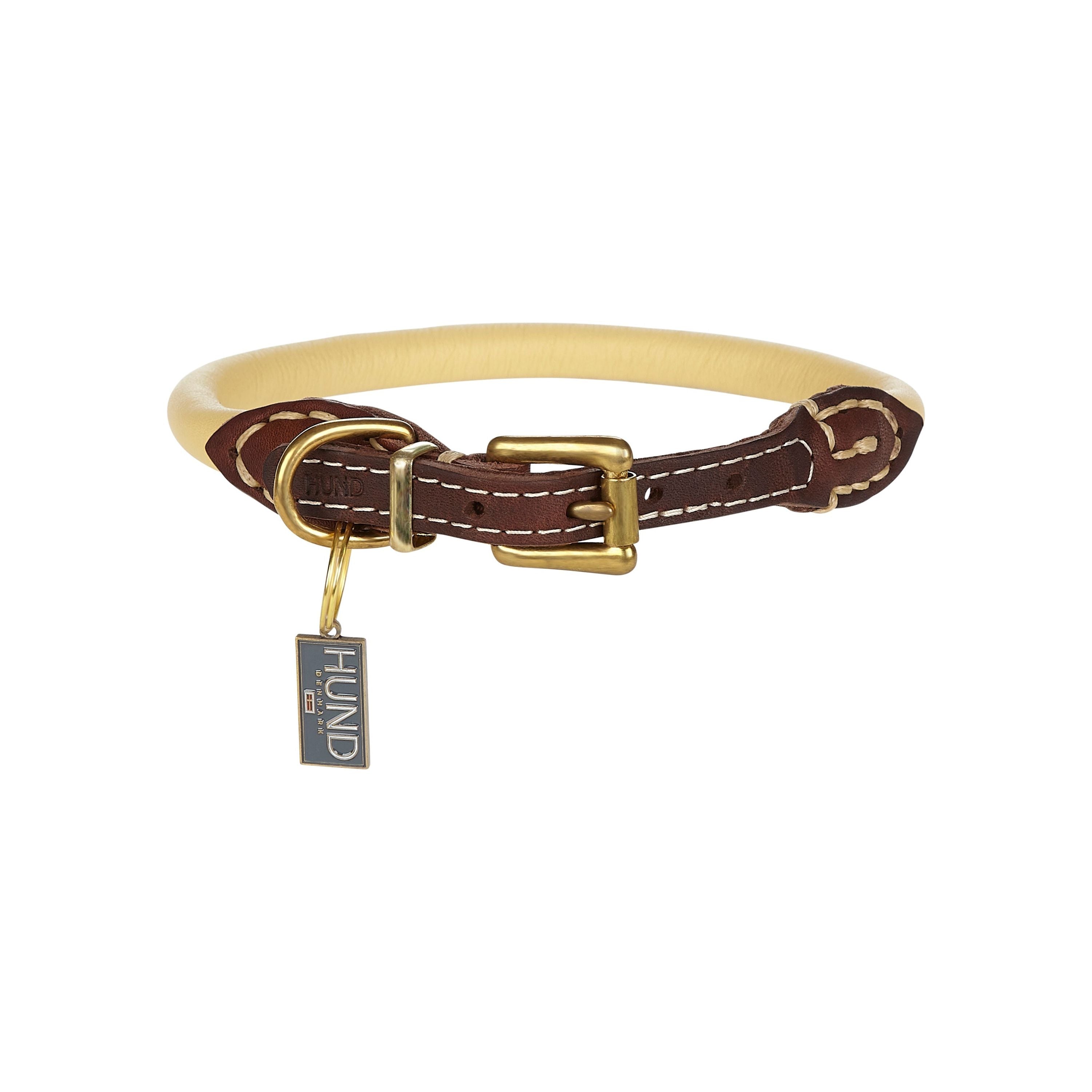 Rolled Italian Leather Dog Collar product image 8