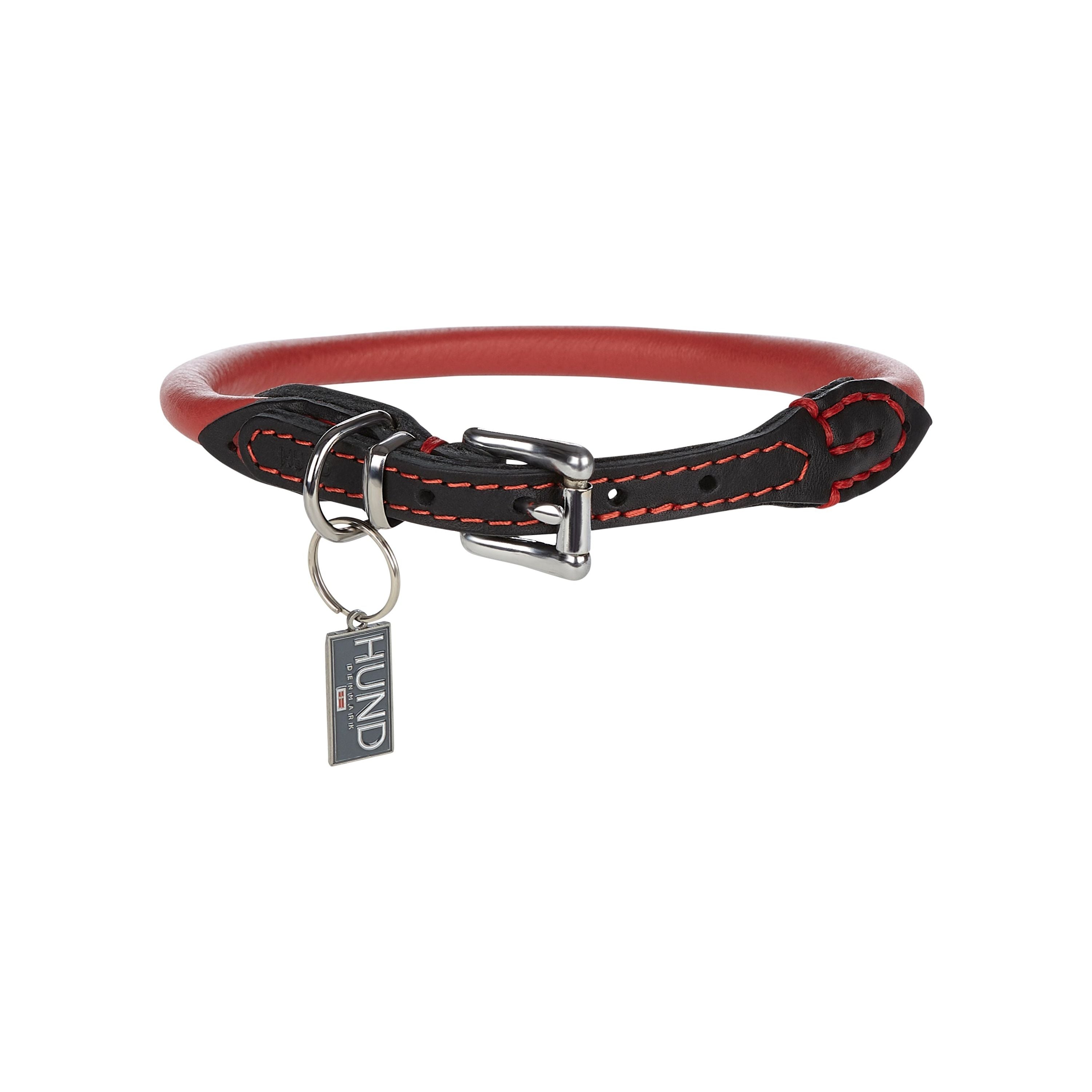 Rolled Italian Leather Dog Collar product image 10
