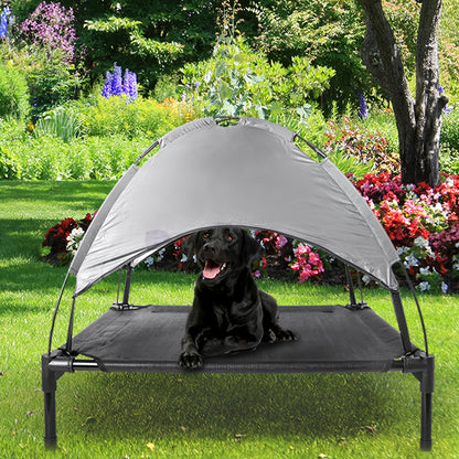 Outdoor Cat Tent Portable Pet Tent with Trampoline Base – Windproof Breathable Weatherproof Cat House for Dogs & Cats, Foldable Outdoor Shelter, Available in M / L / XL & Upgraded Version