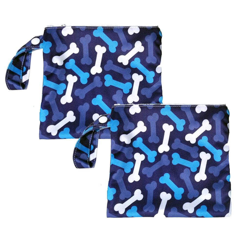 Dog Waste Bag Carrying Pouch Blue Standard