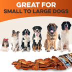 All-natural sweet potato dog treats for small to large dogs, made in USA, safe & digestible chews