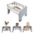 Elevated Stainless Steel Pet Bowl Set product image 1