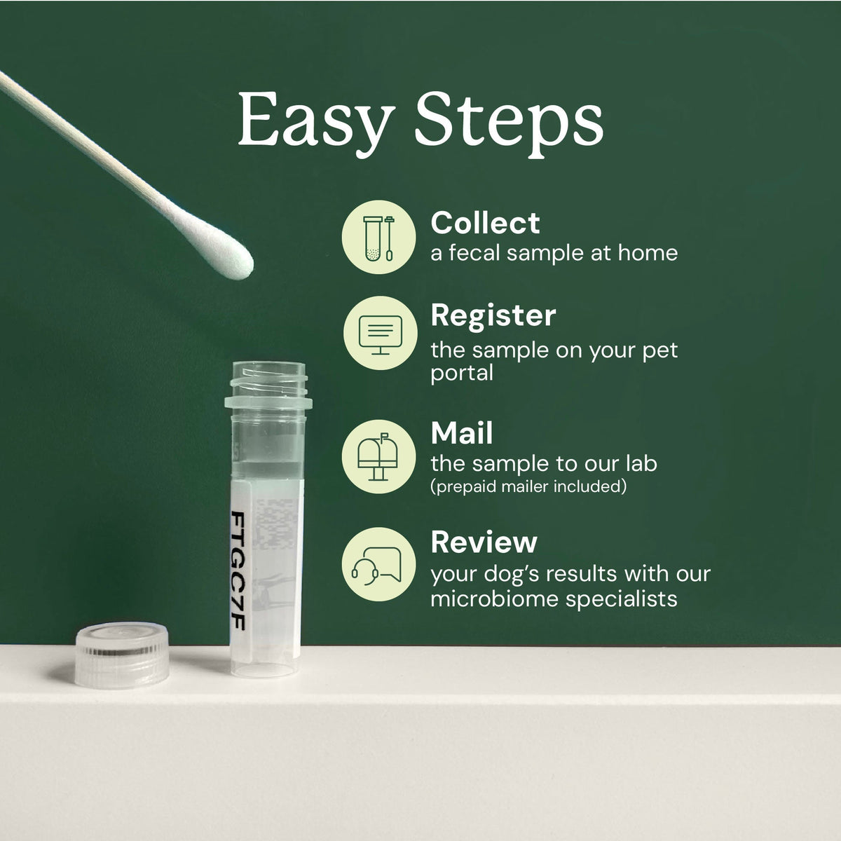 Dog Gut Microbiome Test Kit product image 4