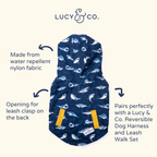 Shark Attack Reversible Raincoat